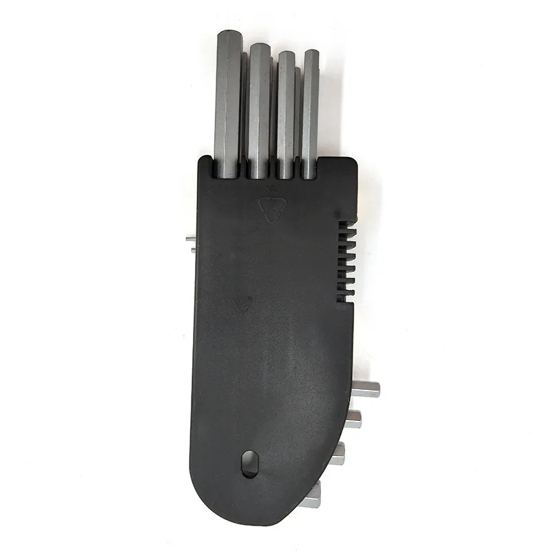 

12-Piece set, imperial long ball head flat head hexagonal wrench set