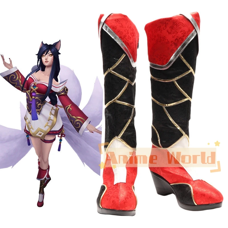 

Original Ahri Shoes Cosplay Boots Halloween Carnival Boots Custom Made