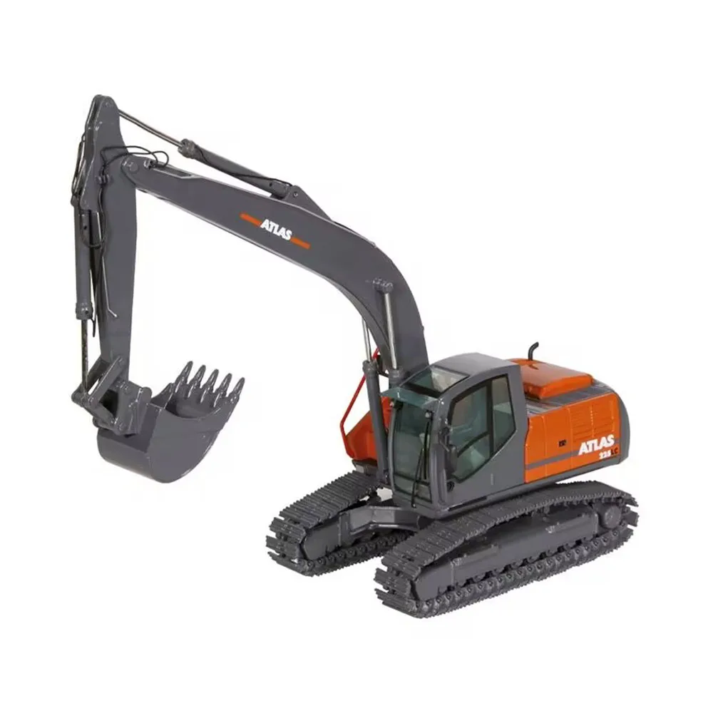 

1/50 Alloy Toy Engineering Model Collect - Atlas 225LC Crawler Excavator Door Open - Boy's Birthday Gift Scene Decoration #838