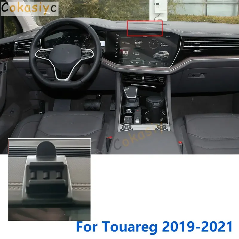 

17mm Special Mounts For Volkswagen Touareg Car Phone Holder GPS Supporting Fixed Bracket Air Outlet Base Accessories 2011-2021