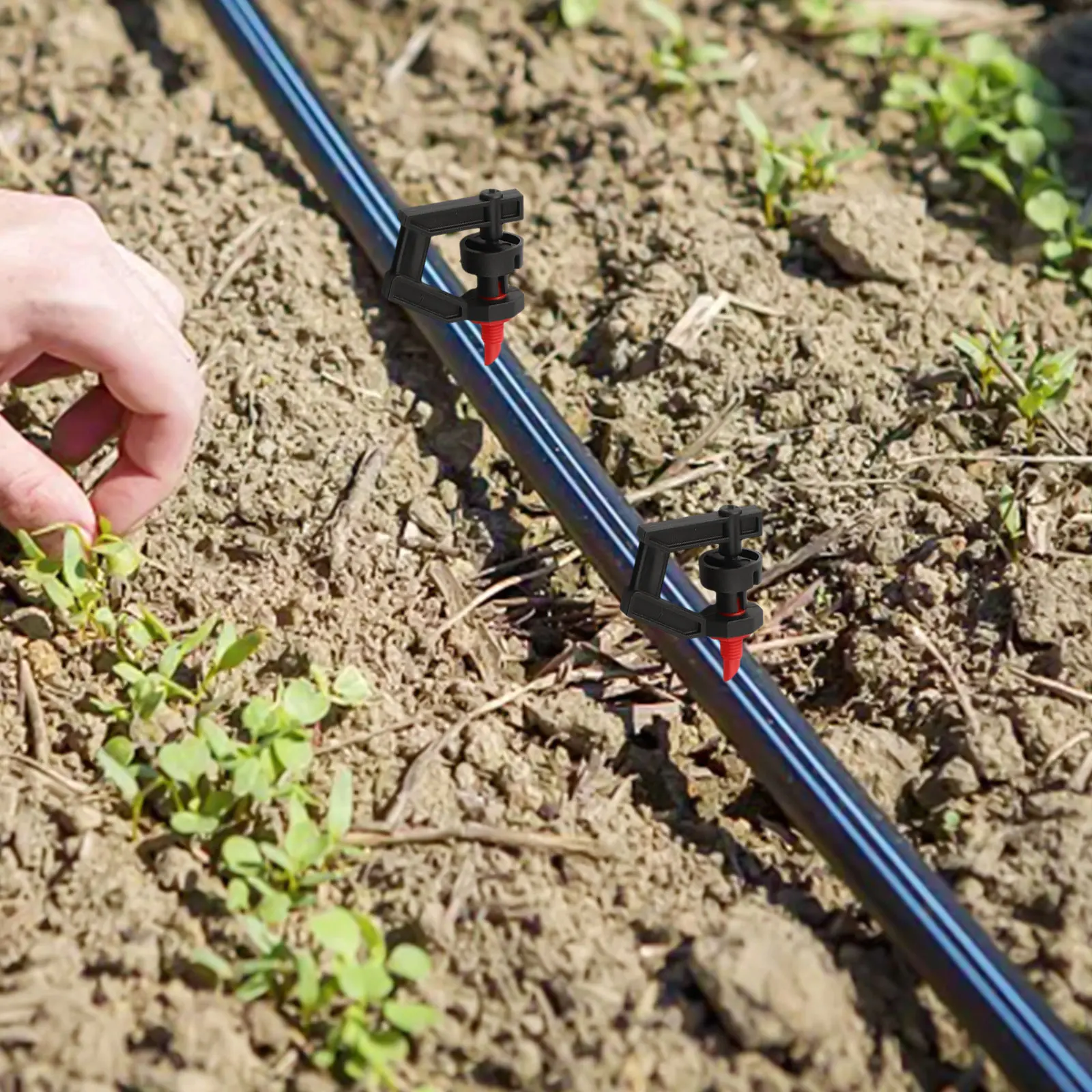 

25 Pack Garden Irrigation Solution Rotary Sprinkler Nozzles Delivering Comprehensive Water Distribution Across Your Space