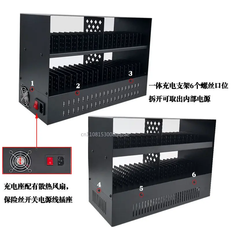 Mobile Phone Holder Multifunctional Multi-port Charger 40-port Mobile Phone Storage Bracket Charging Cabinet Usb Charger Socket