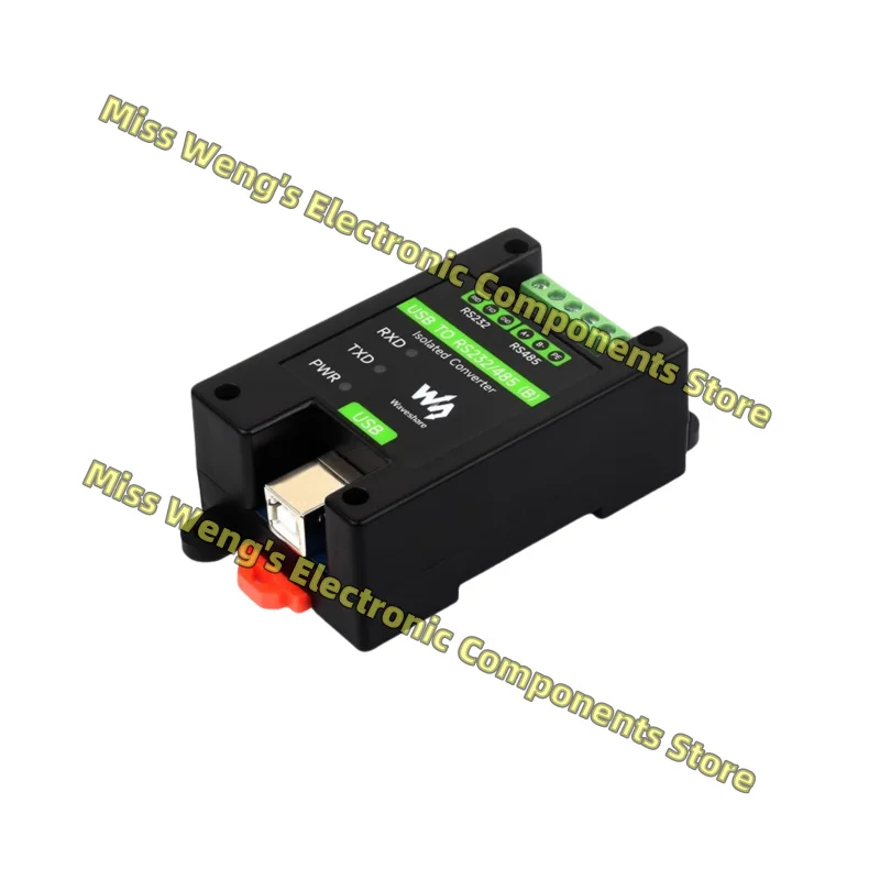 USB to RS232/485 Industrial Isolation Converter Module FT232RNL Wall Mounted Rail USB TO RS232/485 (B)