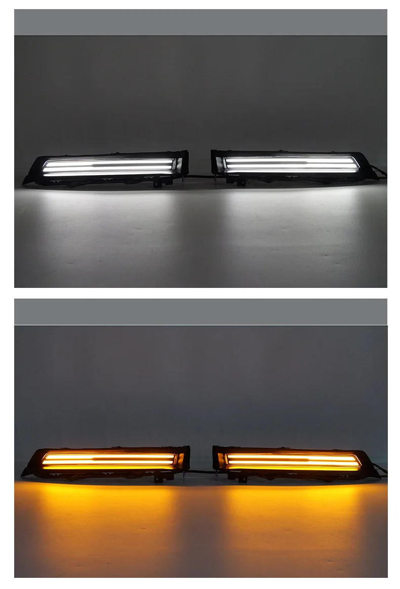 For Toyota RAV4 2026 Car Led Daytime Running Light Front Fog Lamp Position Modified DRL Dynamic Turn Signal White Daylights detail image 7