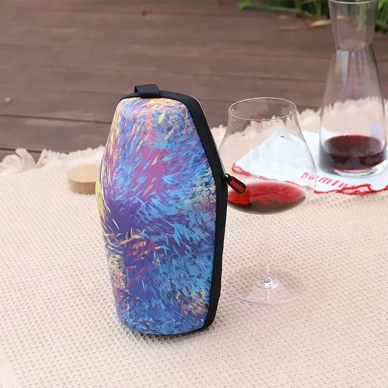 

Waterproof Portable Wine Glass Case Bag Portable Hard Protective Travel Carrying Case for Wine Glasses