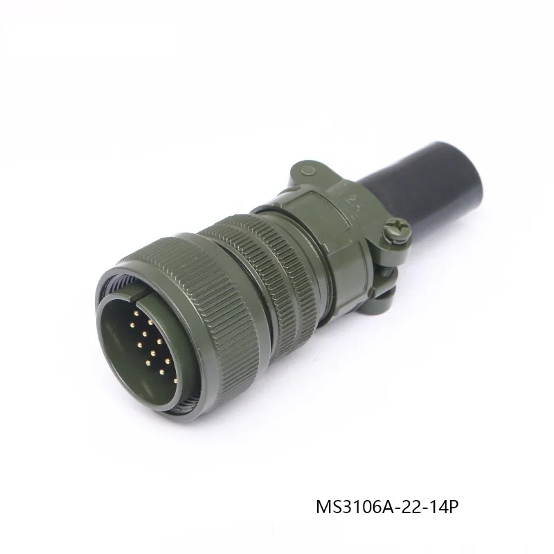 MS5015 MS3106A MS3102A MS3108A MS3100A MS3101A 22-14S 22-14P Авиационная вилка Разъем серводвигателя 19-контактный сердечник MS3507-12A 22-14