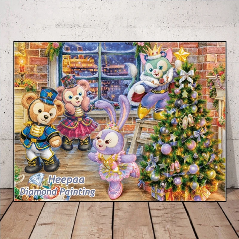 Duffy Friend LinaBell Diamond Painting Mosaic Disney Cartoon Embroidery Cross Stitch Picture Handicrafts Home Decor