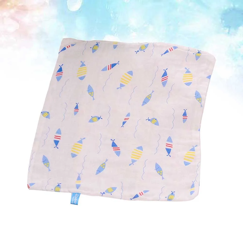 

4 Layers Organic Cotton Baby Drool Bib Soft Breathable Antibacterial Gauze Feeding Towel for Sensitive Skin Hypoallergenic