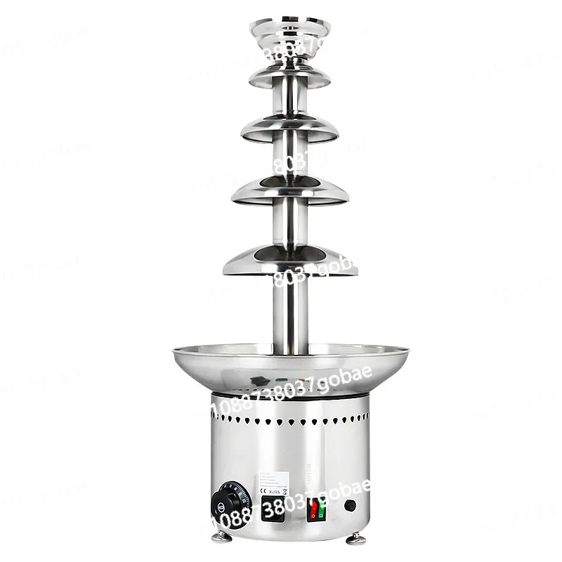 

Коммерческая пятислойная машина для шоколадного фонтана, шведский стол, гостиничный киоск, будка на день рождения, машина с водопадом