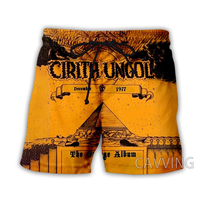 CAVVING 3D Print  Cirith-Ungol  Band  Summer Beach Shorts Streetwear Quick Dry Casual Shorts Sweat Shorts for Women/men