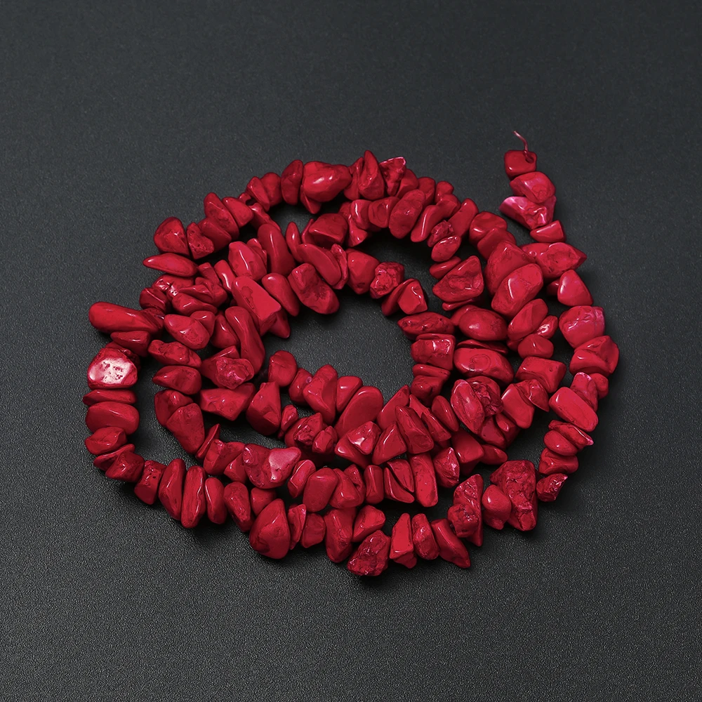 16Inches 5-12mm Natural Stone Irregular Gravel Chips Spacer Beads for Bracelet Necklace Earrings DIY Jewelry Making Supplies view 2