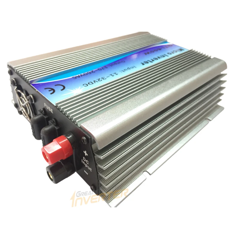 600W On-grid Solar Power Inverter with Pure Sine Wave DC 11-32V to AC 90-140V 190-260VAC, 50/60HZ Grid Connect Inverter