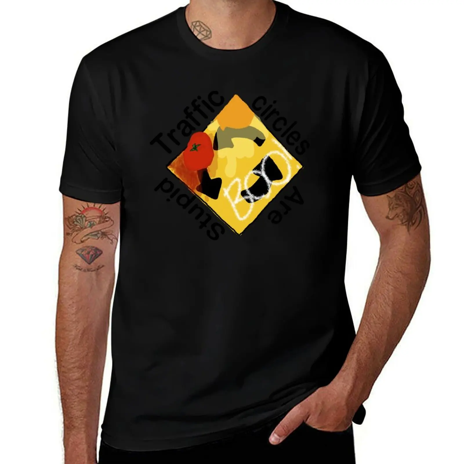 Traffic Circles Are Stupid T-Shirt Plus Size Comfort Fit Tee T-Shirt