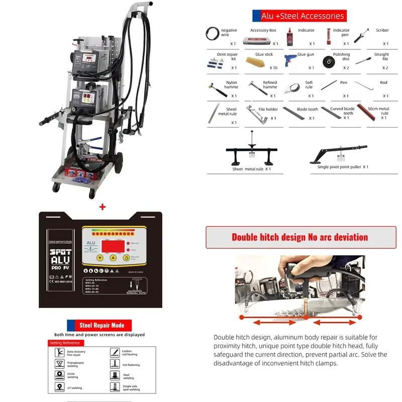 Car Dent Puller Machine Body Shop Equipment Auto Repair Tool For Vehicle Collision Damage Removal