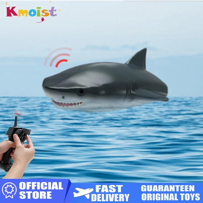 

D818 2.4G Simulated Shark Remote Control Boat Simulation Electric Water Speed Ship Toy Boat Outdoor Toys for Boys Children Gifts