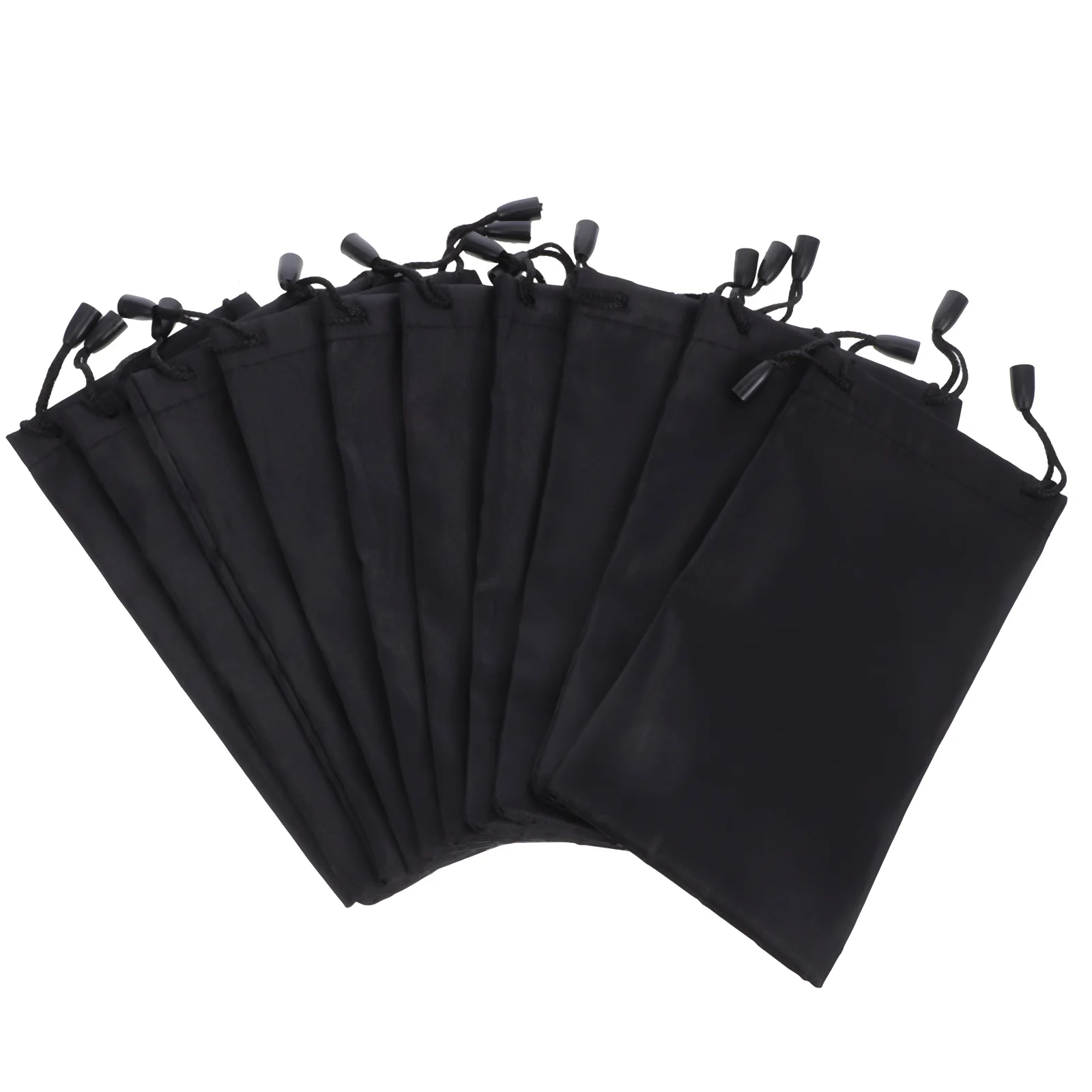 

10Pcs Drawstring Eyeglass Storage Bag Soft Sunglasses Pouch Portable Travel Glasses Organizer Case Protective Cloth Sleeve