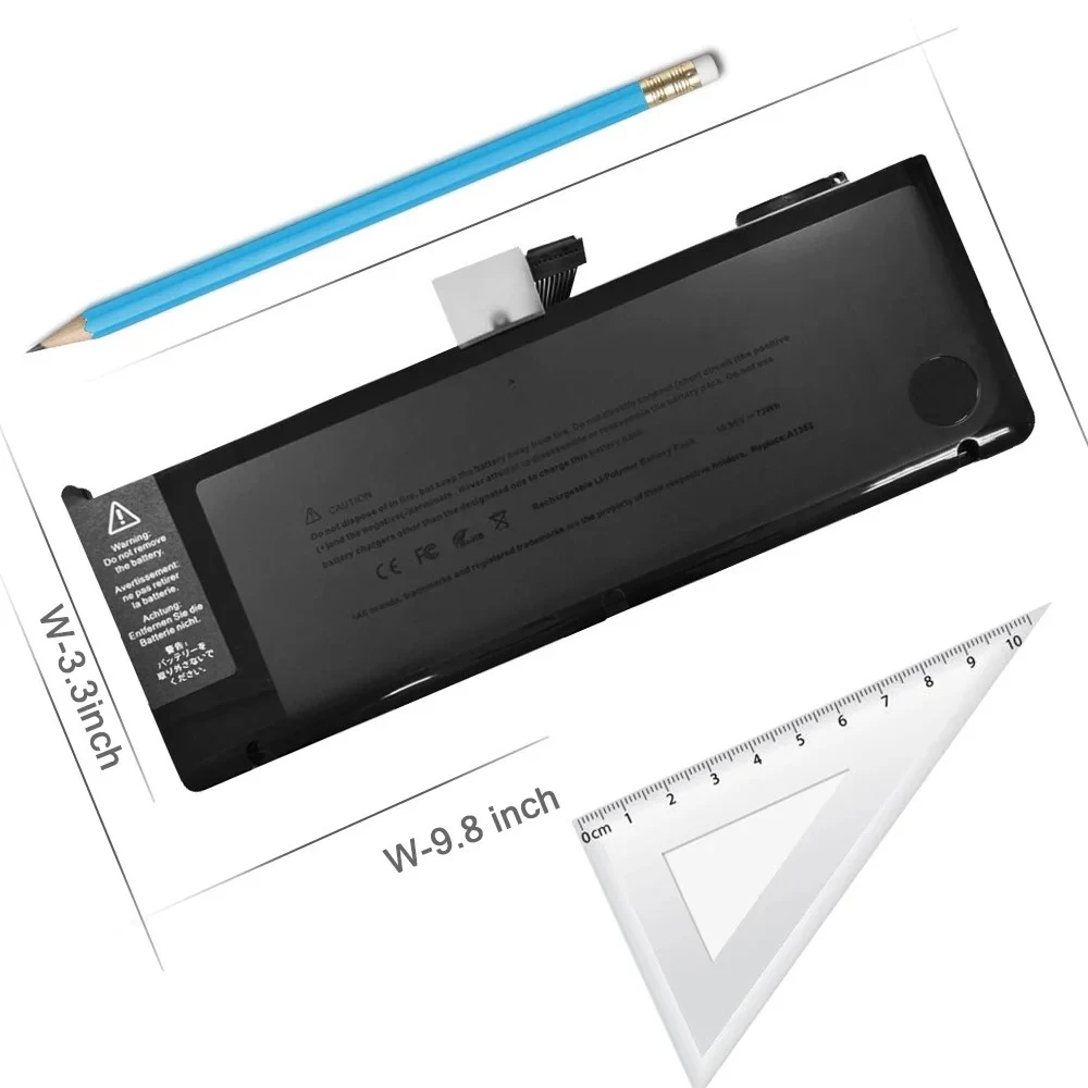 بطارية كمبيوتر محمول A1286 لأجهزة ابل ماك بوك برو 15 بوصة A1286 2009-2013 A1382 A1321