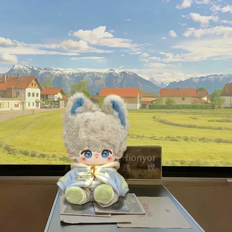 Aster Cotton Plush Doll 20cm Kawaii Game Character Soft Stuffed Toy Girl Gift Collectible Keychain Bag Charm