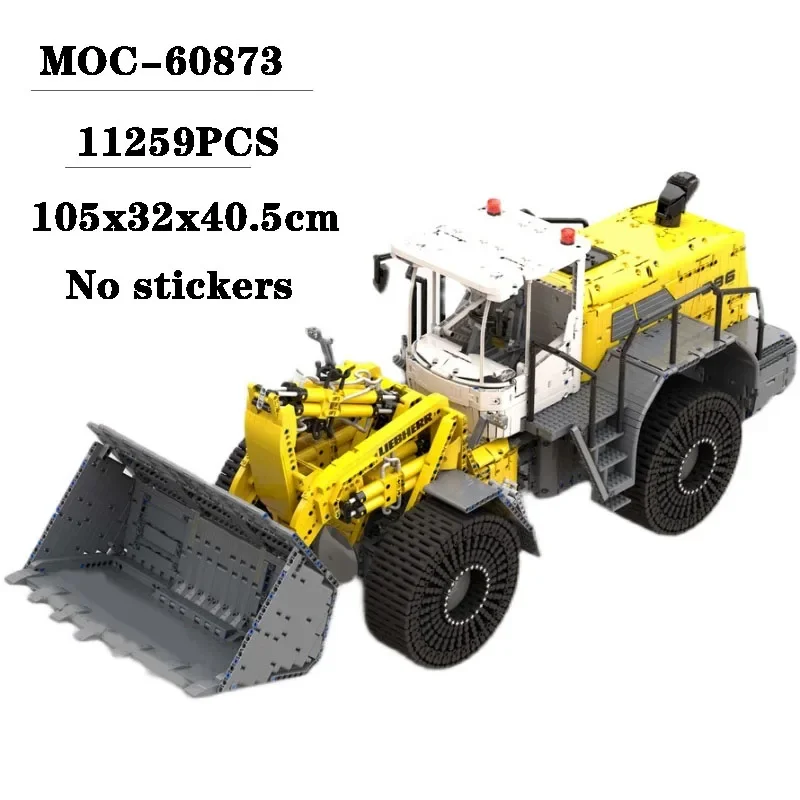 New MOC-60876 Shovel Excavator Splicing Model 11259PCS Adult and Children's Toy Gifts Birthday and Christmas Toy Decorations