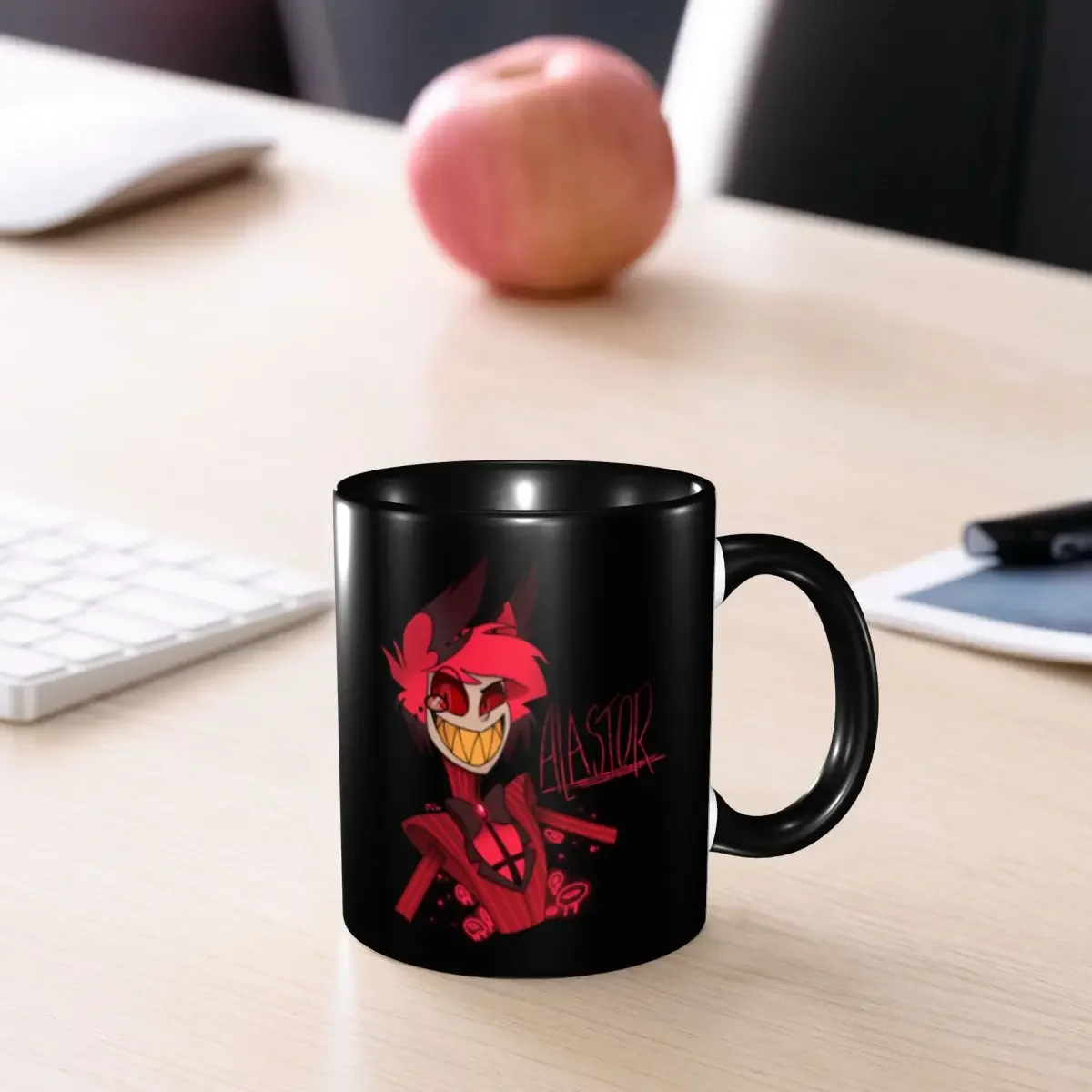 Customized Hazbins TV Show Animation Hotel Coffee Mug DIY Ceramic Tea Milk Cups