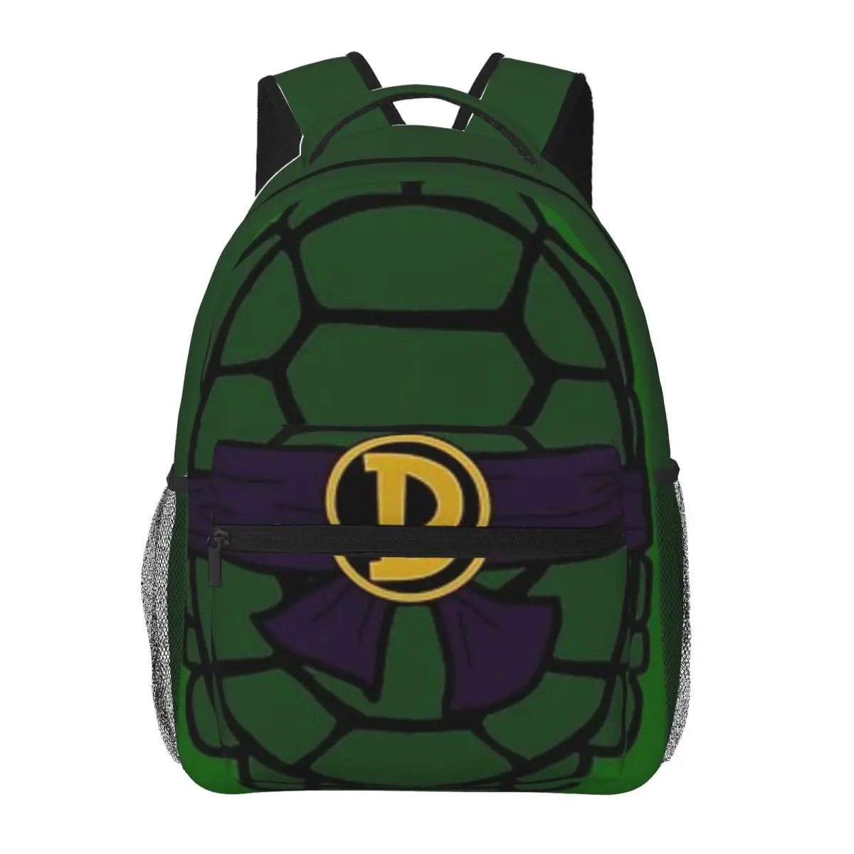 

Ninja Turtle Donnie Backpacks Boys Girls Bookbag Casual Children School Bags Laptop Rucksack Shoulder Bag Large Capacity