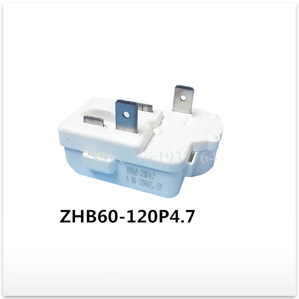 

100% новый для 1 шт. детали холодильника, компрессор PTC стартер ZHB60-120P4.7 ZHB69-120P15 ZHB48-125P15, реле защиты от перегрузки