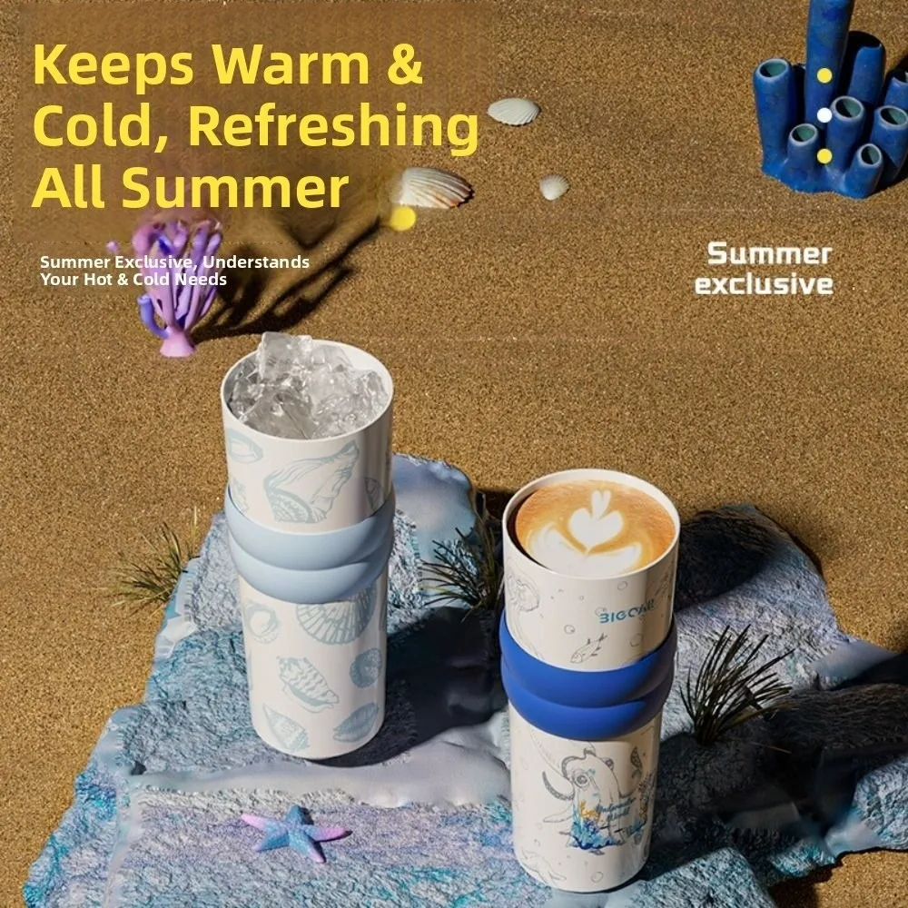 

Портативная керамическая термочашка с внутренним резервуаром 710 мл, вакуумная кружка большой емкости, изолированная чашка для путешествий