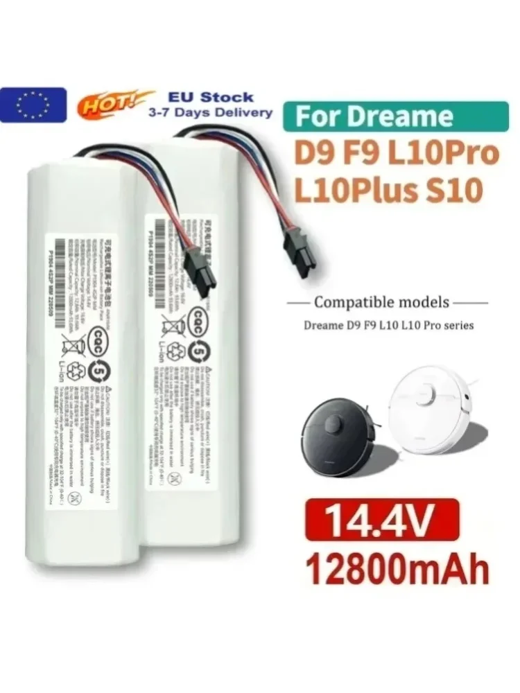 14,4V Ersatzakku P2008-4S2P-MMBK P2150-4S2P-XWDLS für Xiaomi Mijia Staubsauger 1T Dreame S10 D9 F9 L10Pro L10Plus