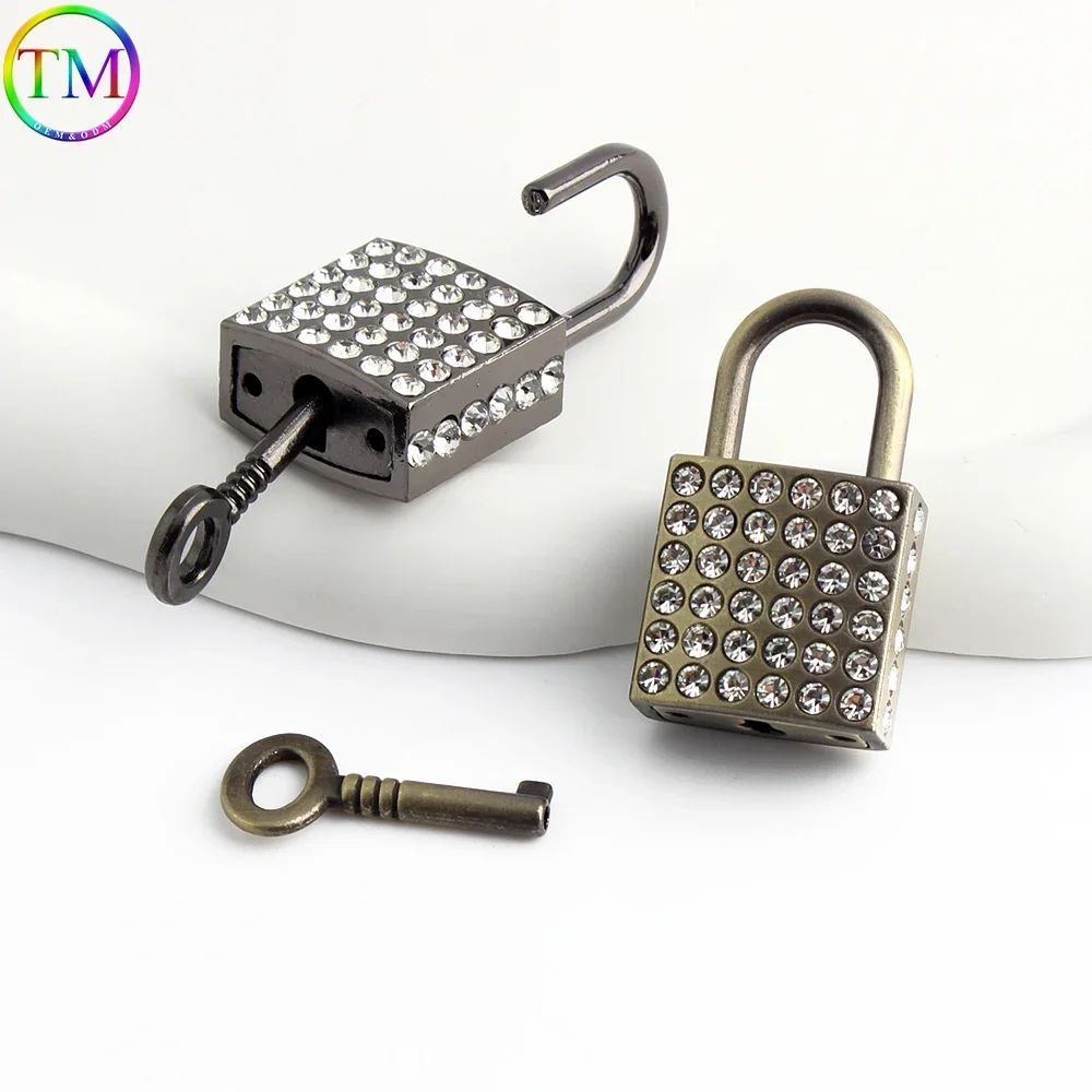 5-20 ชุด 23x37 มม.กุญแจกุญแจสําหรับกระเป๋าถือ Twist เปิด Mortise Latch Clasps เครื่องประดับล็อคโซ่จี้อุปกรณ์เสริม