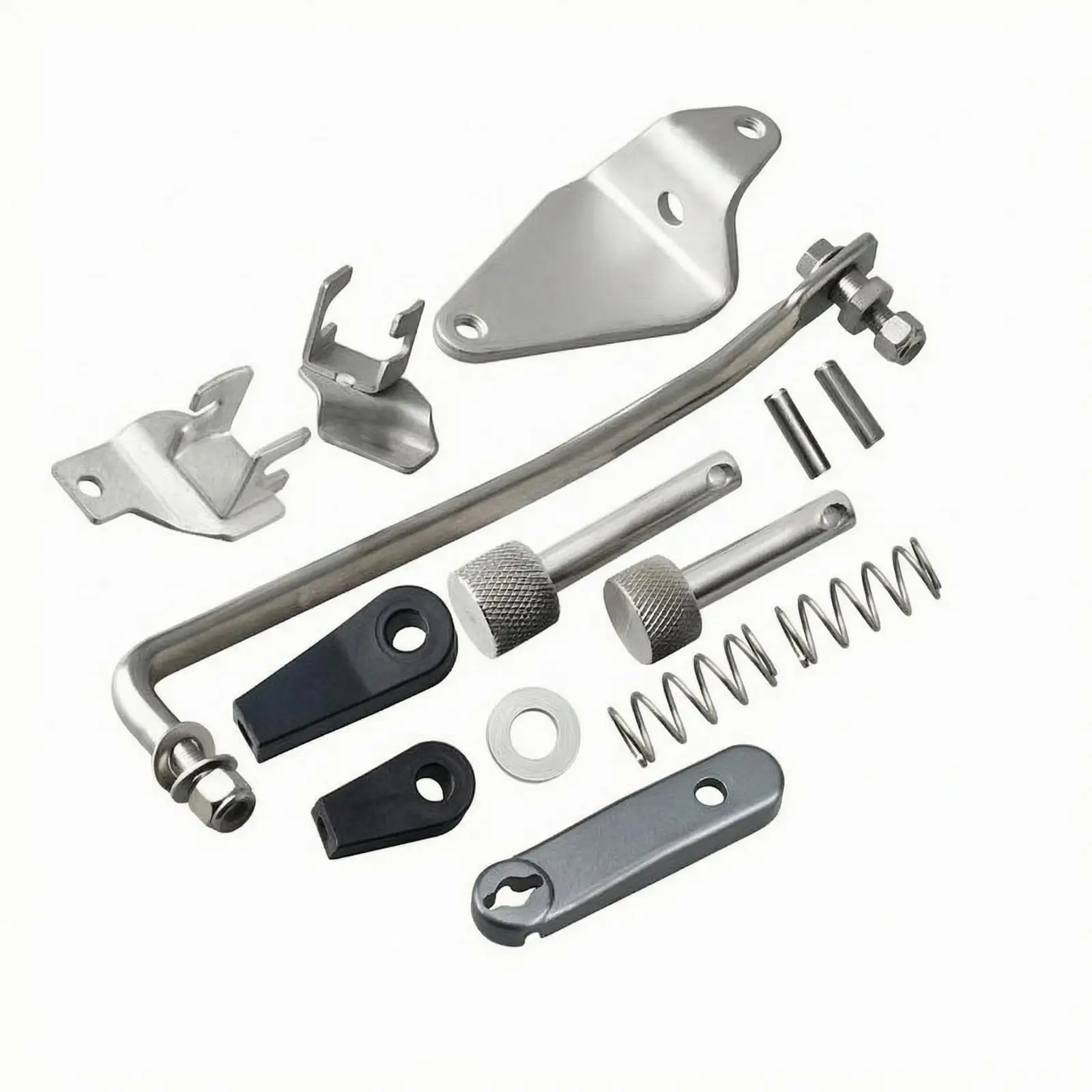 Complete Throttle Shift Linkage Kit Mechanical Hardware Gear Control Boccole