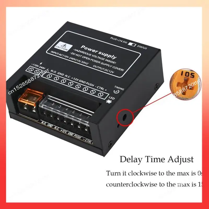ABNR電源コントローラー ドアアクセスシステム 電気錠 インターホン カメラ入力 110V-240V AC 出力 12V DC 4A 耐久性