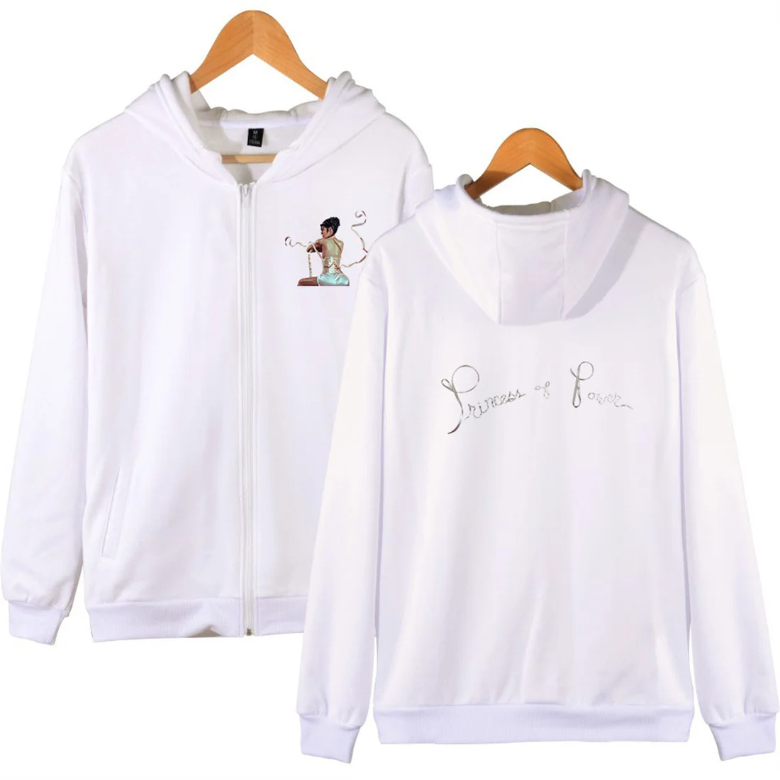 مارينا برينسيس أوف باور تور 2025 سستة هوديس بلوزات عادية زمم Harajuku شاحنة الهيب هوب معطف أنيق بأكمام طويلة