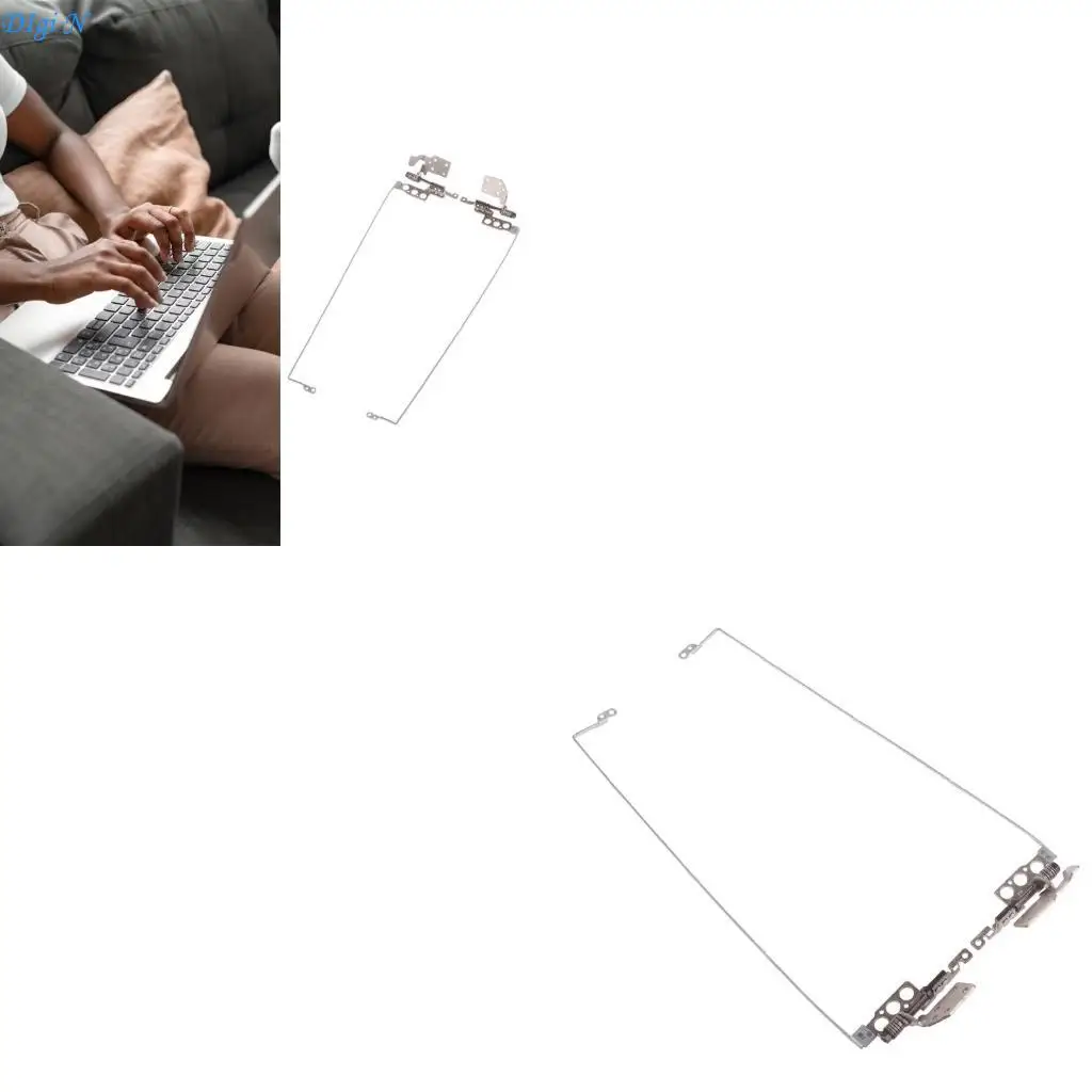 

1 Pair Laptop LCD Screen Shafts Hinges Right + Left Set Replacement for 15-EG R2LB