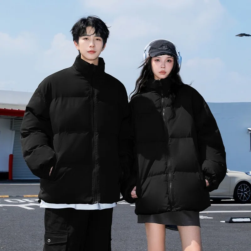 Abbigliamento da uomo in cotone ispessito per l'autunno e l'inverno 2025 Parka da uomo con giacca in cotone ispessito nuovo modello