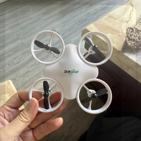 Jjrc 2.4g Led Mini Quadcopter Drone 046 Rc One Key Stunt Flip Remote Control Aircraft With Lights Toy Toys Gifts For Kids Boys