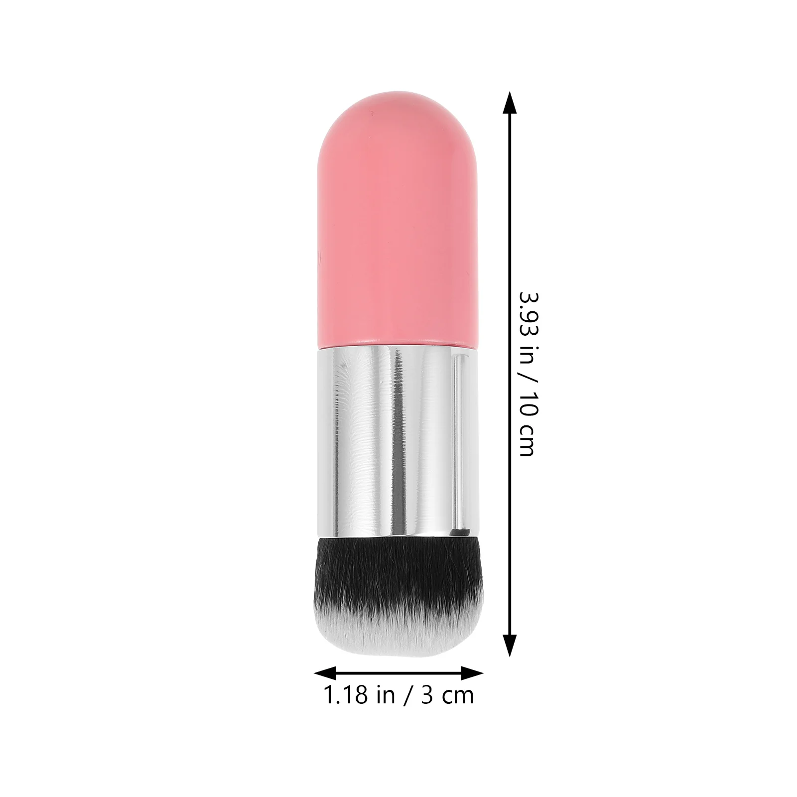2Pcs Makeup Brush Set Premium Synthetic Hair Dense Soft Foundation Blush Powder Brush for Women Beauty Tool Liquid Cream