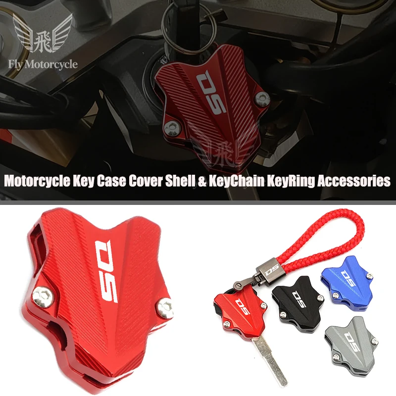 

For VOGE DS525X DS625X DS800X Rally 300RR 500AC DSX 800 300 625/525 AC 300 Motorcycle Key Case Cover Shell & KeyChain KeyRing