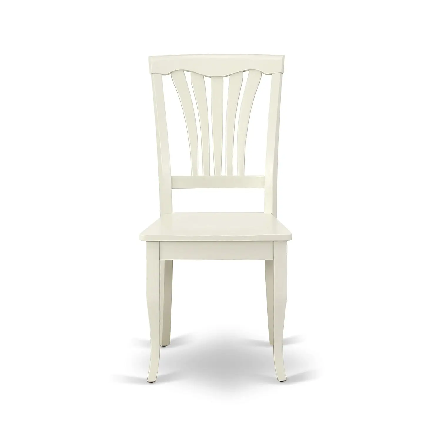 5 Piece Dining Set Rectangle Table & 4 Wood Seat Chairs 36x60 Inch Linen White, Customized