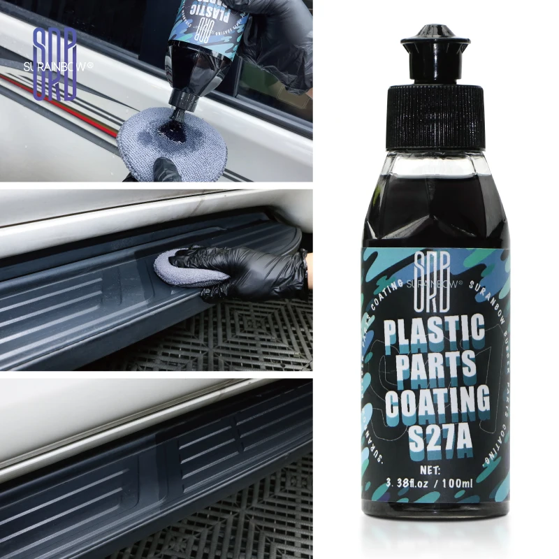 Plastic Restorer Coating | Plastic, Rubber, and Vinyl Back to Life! | User Friendly Trim Restorer | Safe Auto Detailing Supplies view 6
