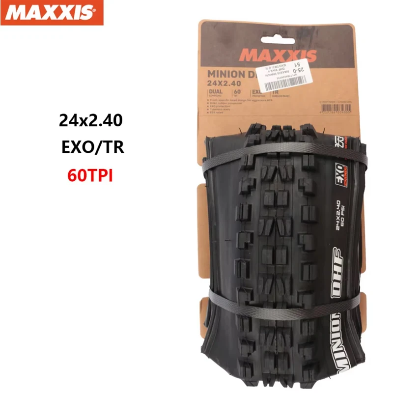 MAXXIS MINION DHF/DHR II Mountainbikeband Offroad MTB XC Downhill Anti-lek Tubeless band voor kinderen 20x2.3/2.4 24x2.3/2.