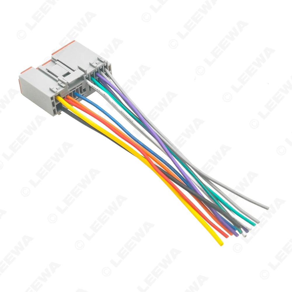 LEEWA Car Radio Player Wiring Harness Audio Stereo Wire Adapter for FORD Escape/Explorer/F-150/250/350/Focus/Mustang OEM Factory