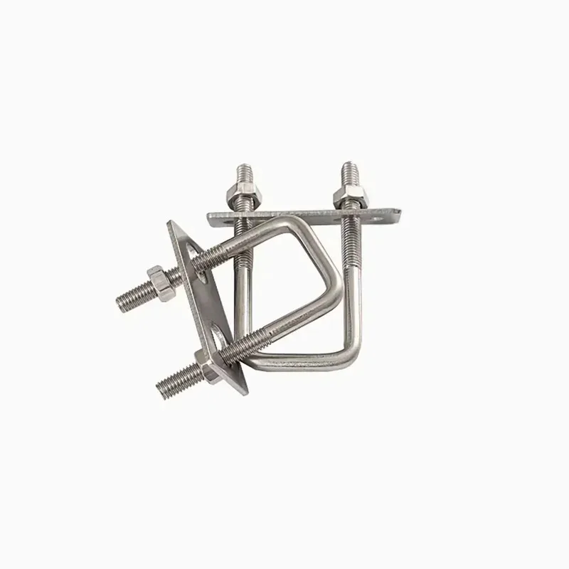 

Right Angle U Shaped Clamp 304 Stainless Steel Square Clamp U Bolt Screw M6 M8