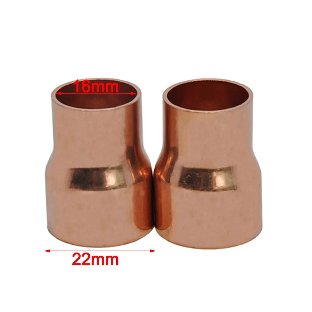 10pcs 3/4” To 1/2” ID Copper Reducer 22*16mm Copper Reducing Couplings For Air Conditioning Refrigeration Hot Water Systems Part