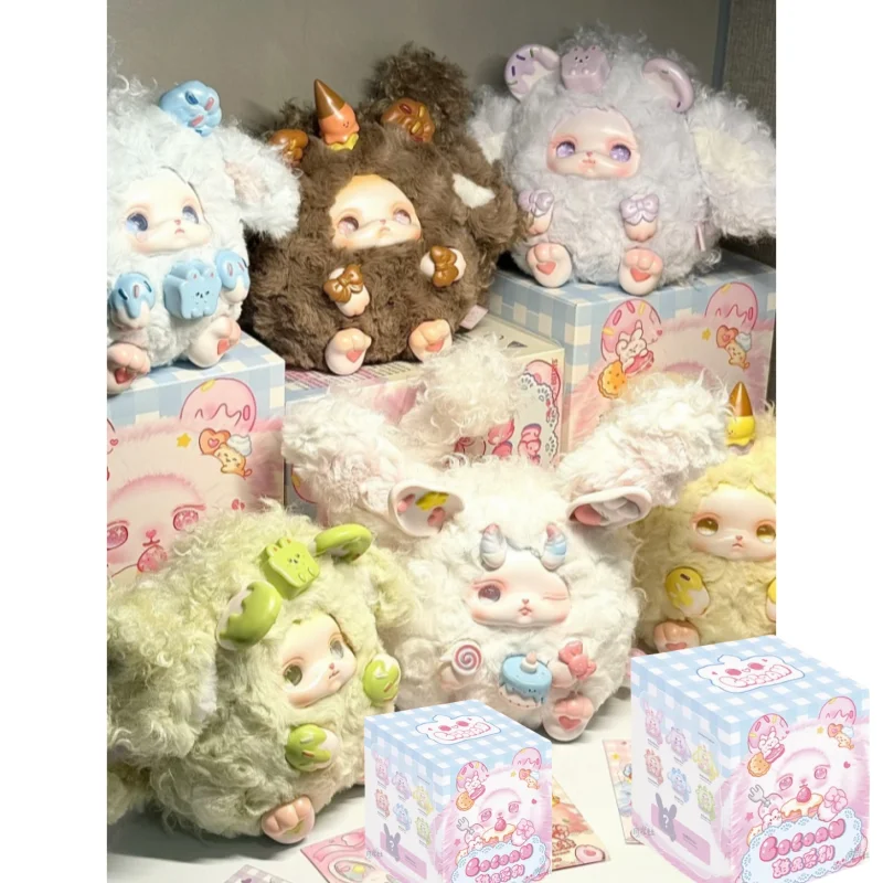 

Подлинная виниловая глухая коробка серии Loloan Dessert, модная магнитная сумка для куклы, плюшевая виниловая кукла, декор для девочек, милый сюрприз, рождественский подарок