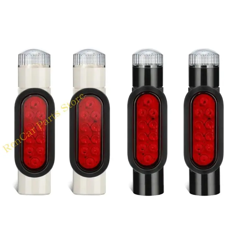 

Bright LED Navigation Light Corrosion Proof Guide Lamp Construction Easy Installation Included For Marine Trailers Use