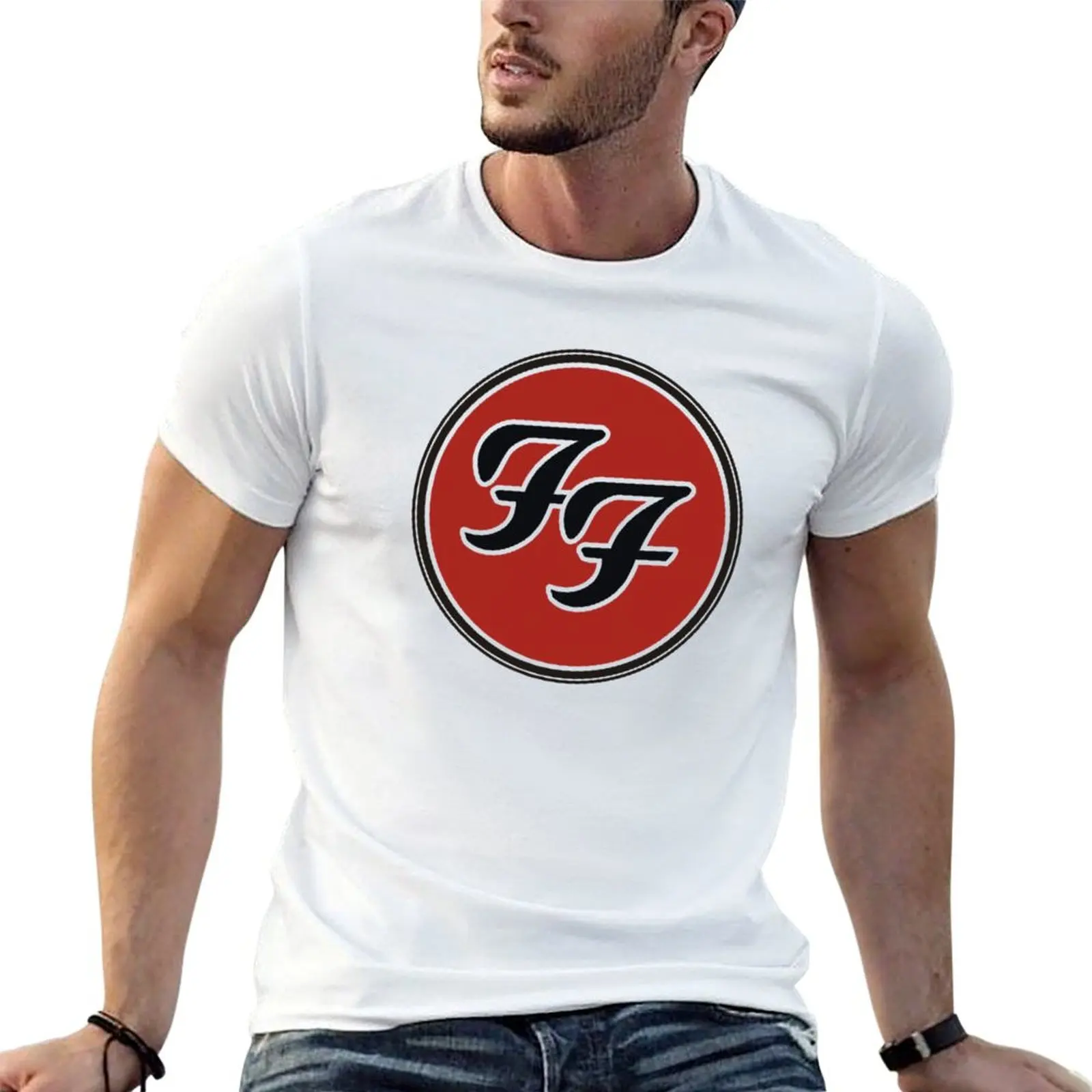 

Logo luxury men t brand 100% tshirt cotton 100% shirt T-Shirt FF cotton