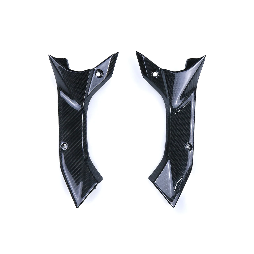 Motorcycle Accessories For Yamaha YZF-R6 2017-2024 3K Carbon Fiber Fuel Tank Cover Frame Fairing Fender Swingarm Guard Belly Pan view 5