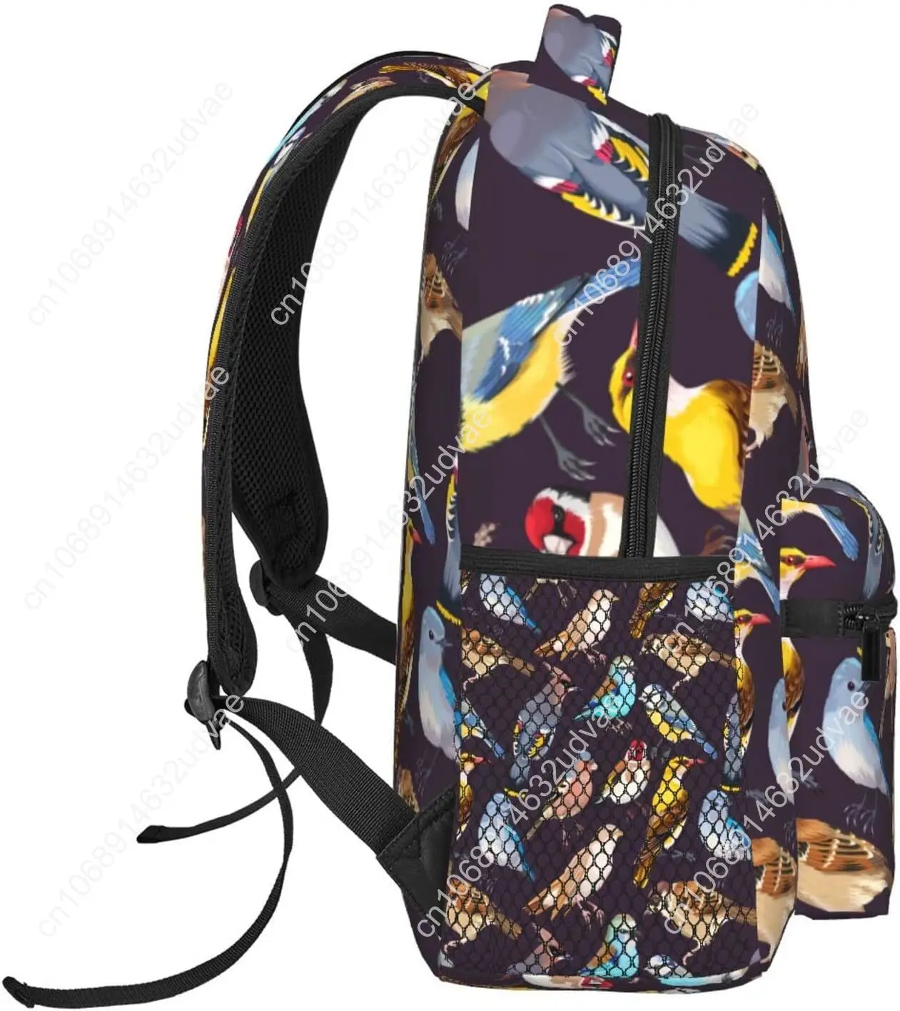 Funny Bird Pattern Backpack Big Capacity Backpack Lightweight Casual Travel Laptop Daypack for Men Women