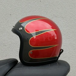 Vintage TT&COCASCOS Helmet Japanese Style Small Motorcycle Helmet 500TX for Adults Rider Motorcycle Cascos