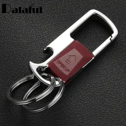 Cool Keychain Car Fob Key Chain Holder Clip with Detachable Valet Anti-Lost for Men Beer Opener Bottle Keyfob Keyrings K434